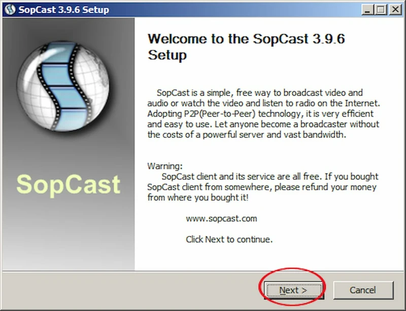 Tải app sopcast đơn giản và nhanh sau 7 bước 